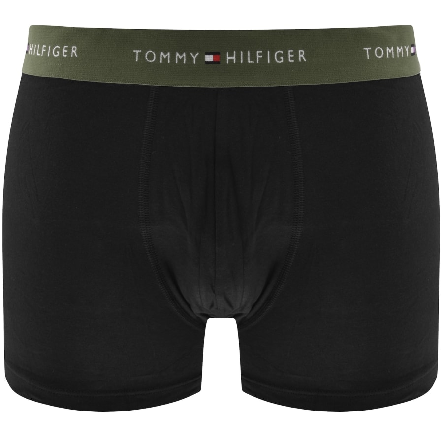 Image number 2 for Tommy Hilfiger Underwear 3 Pack Trunks Black