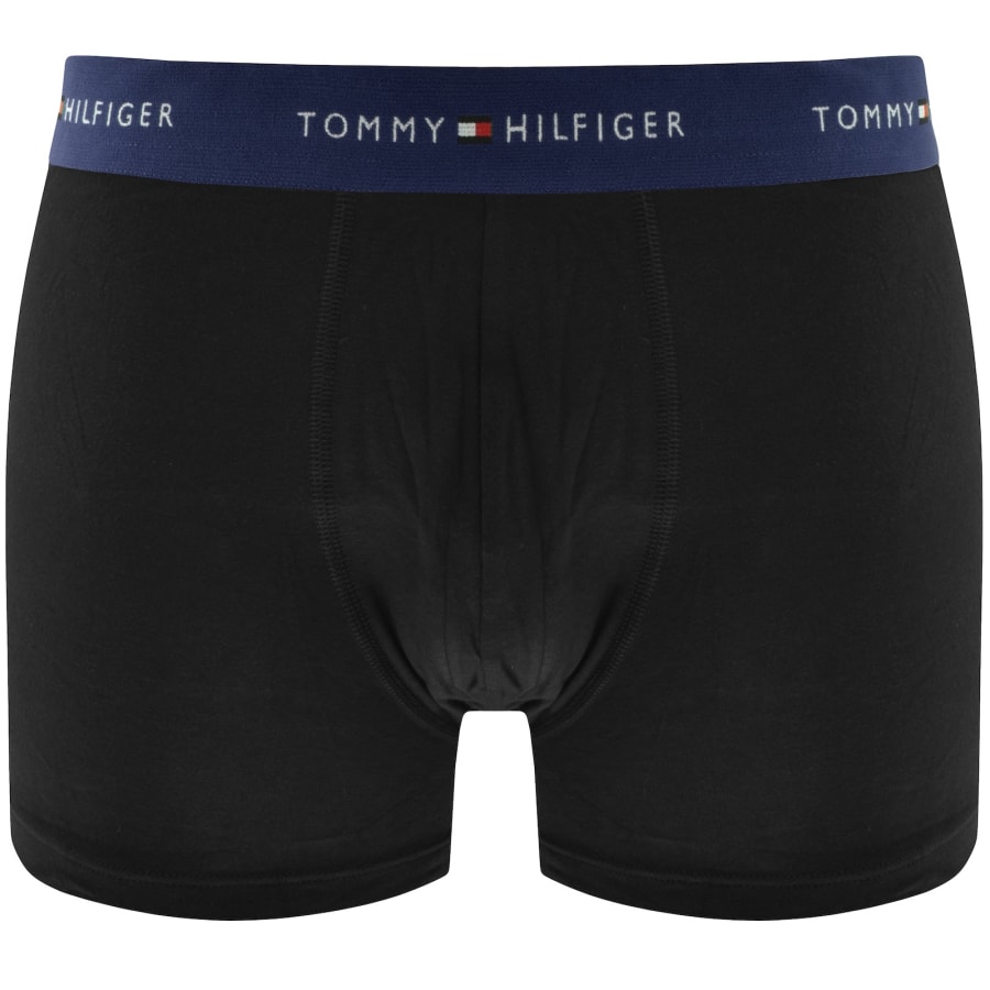 Image number 3 for Tommy Hilfiger Underwear 3 Pack Trunks Black
