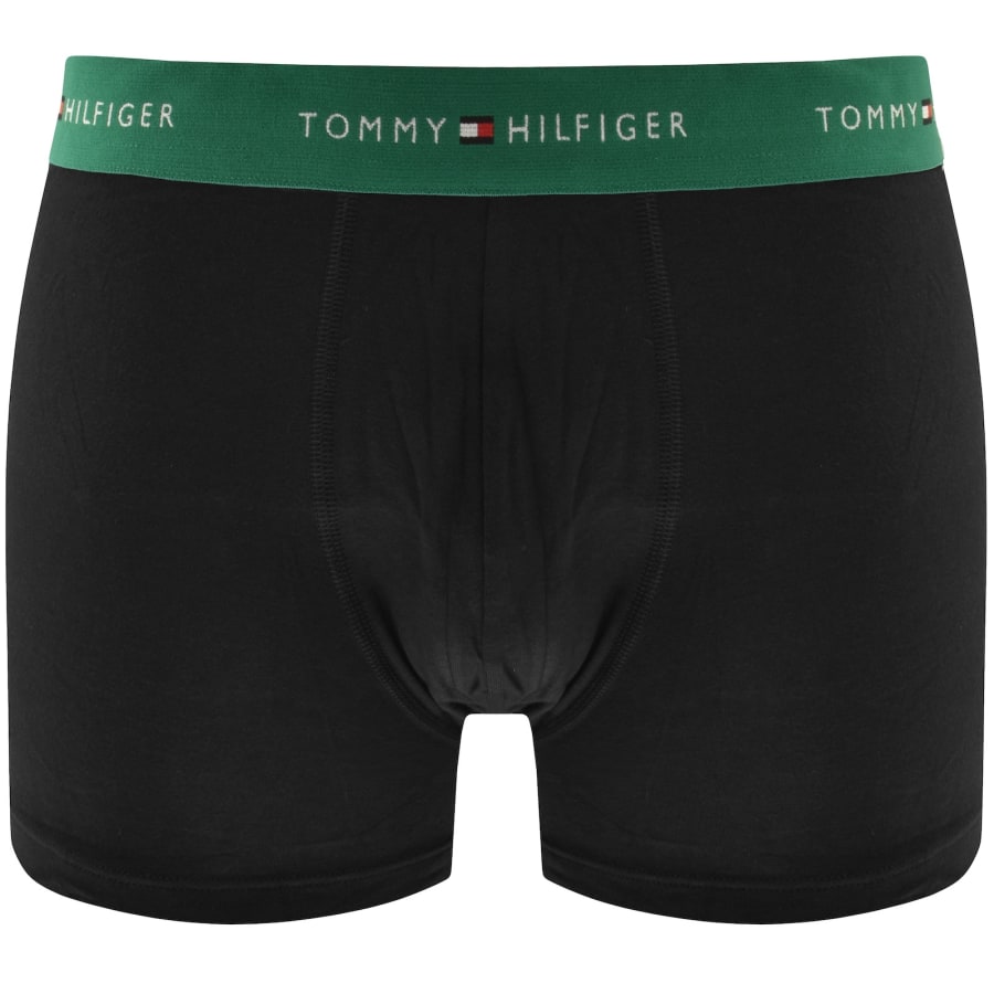 Image number 4 for Tommy Hilfiger Underwear 3 Pack Trunks Black