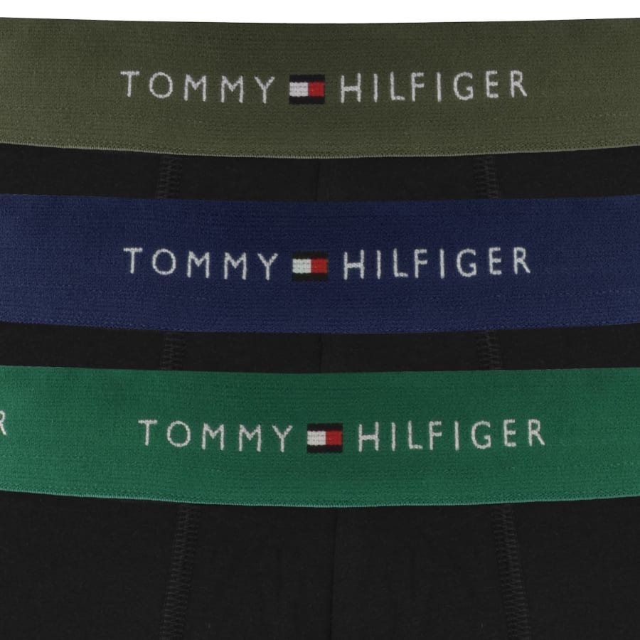 Image number 5 for Tommy Hilfiger Underwear 3 Pack Trunks Black