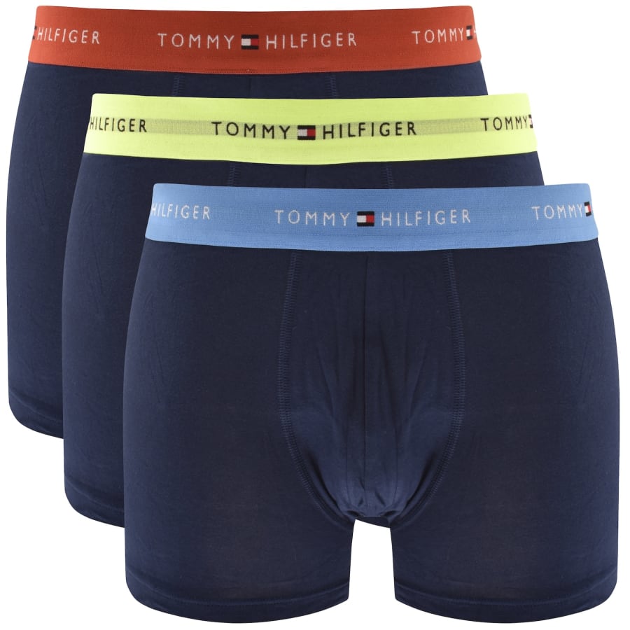 Image number 1 for Tommy Hilfiger Underwear 3 Pack Trunks Black