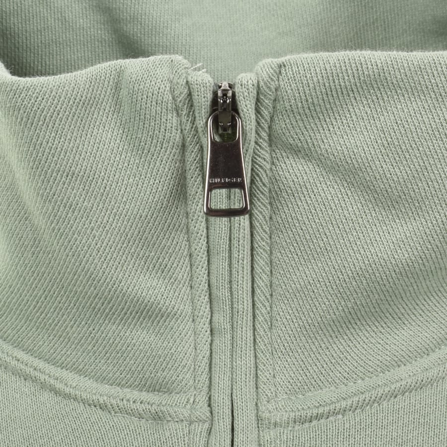 Image number 4 for Tommy Hilfiger Logo Half Zip Sweatshirt Green
