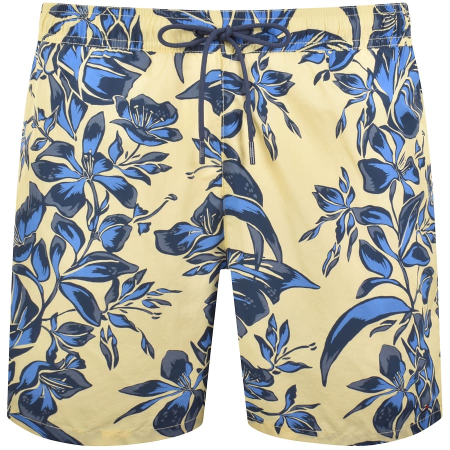 Image number 1 for Tommy Hilfiger Medium Swim Shorts Yellow