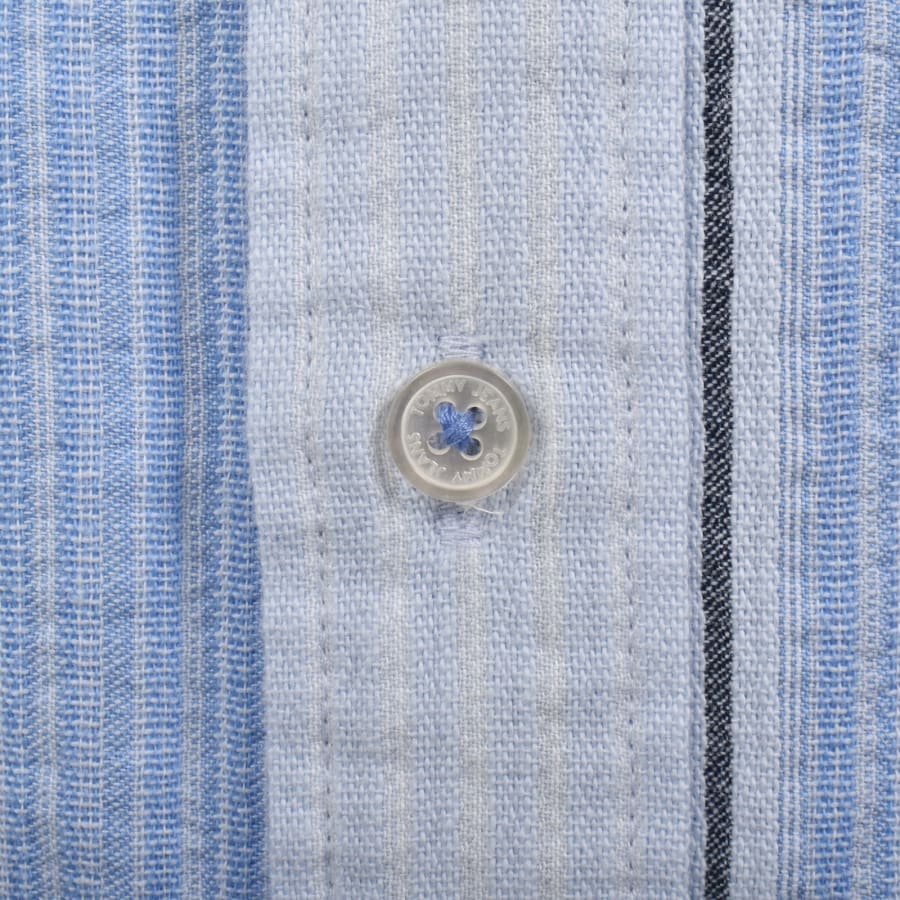 Image number 4 for Tommy Jeans Relaxed Stripe Shirt Blue