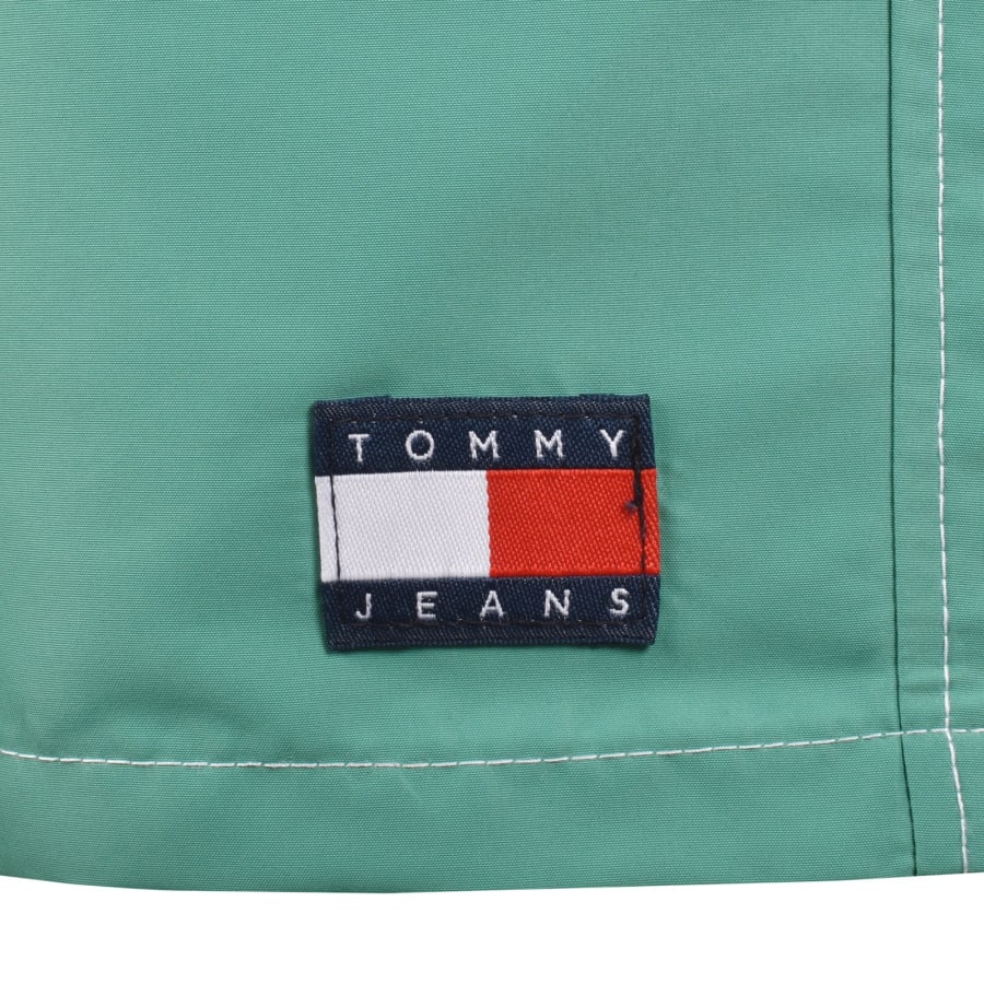 Image number 3 for Tommy Jeans Swim Shorts Bahama Green