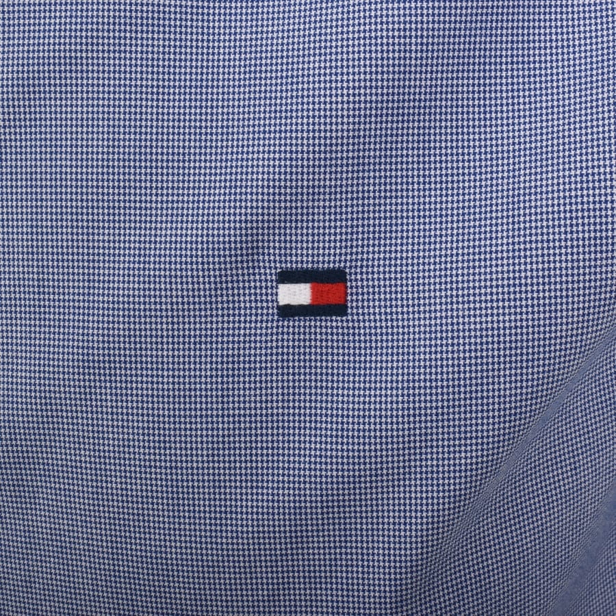Image number 3 for Tommy Hilfiger Flex Poplin Regular Fit Shirt Blue