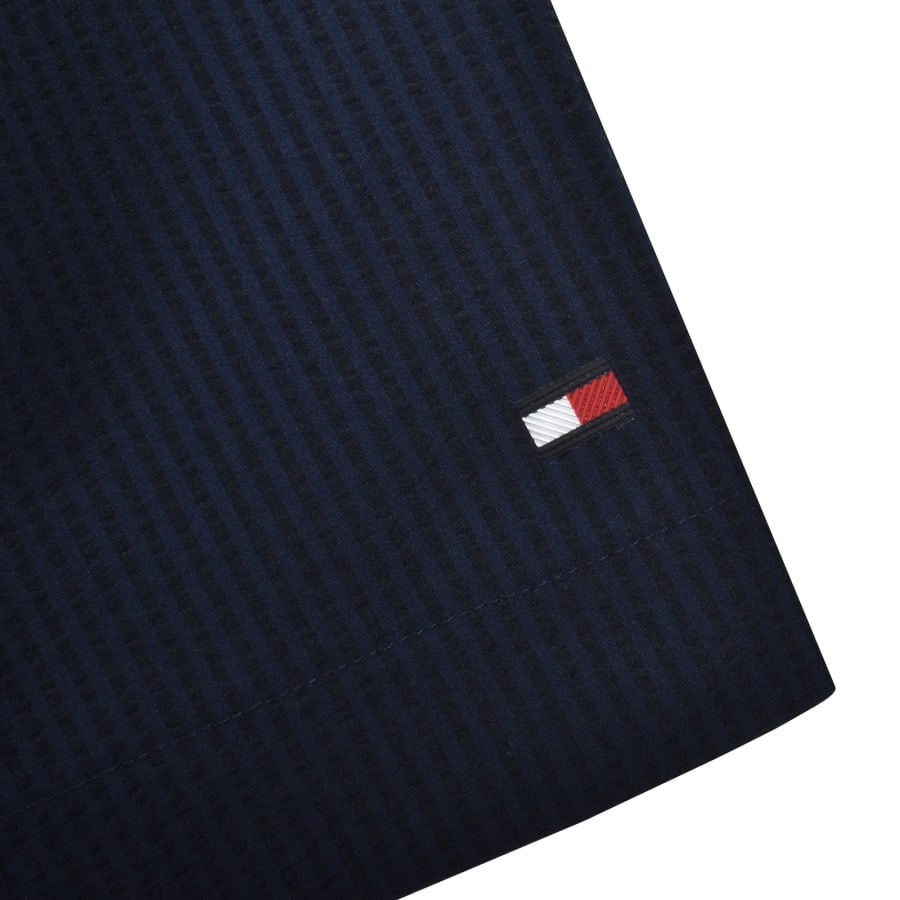 Image number 3 for Tommy Hilfiger Seersucker Shirt Navy