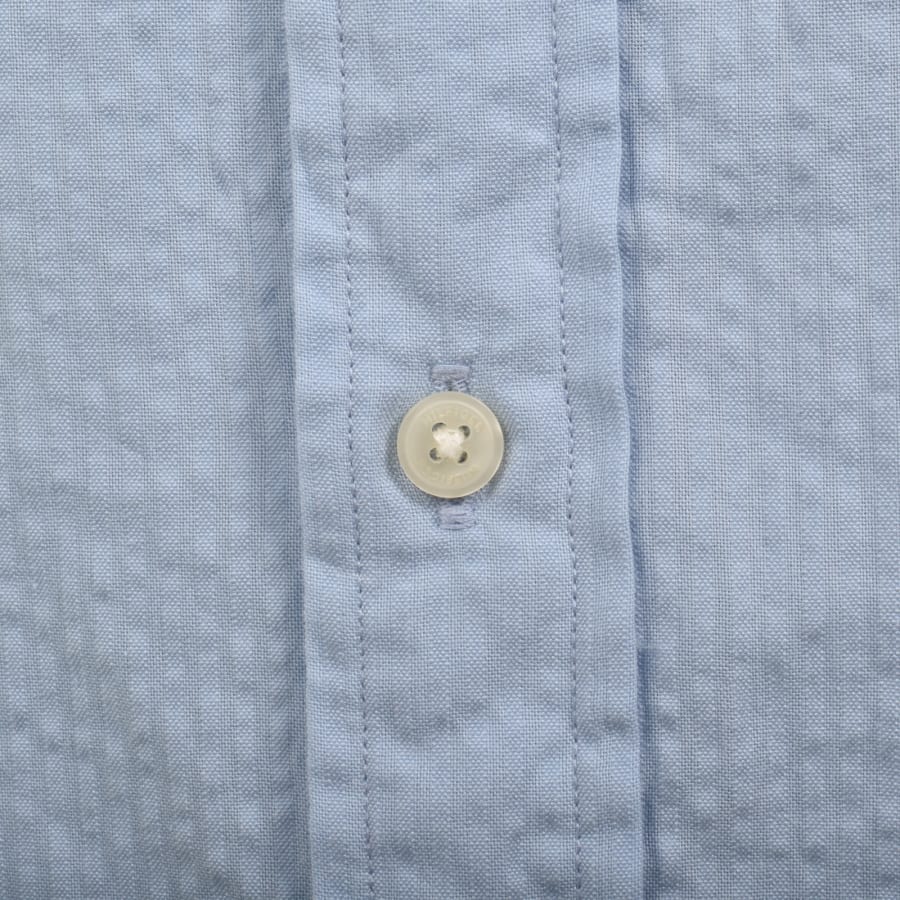 Image number 4 for Tommy Hilfiger Short Sleeved Stripe Shirt Blue