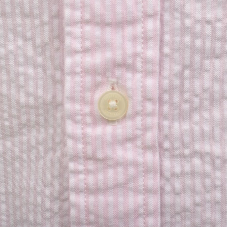 Image number 4 for Tommy Hilfiger Short Sleeved Stripe Shirt Pink