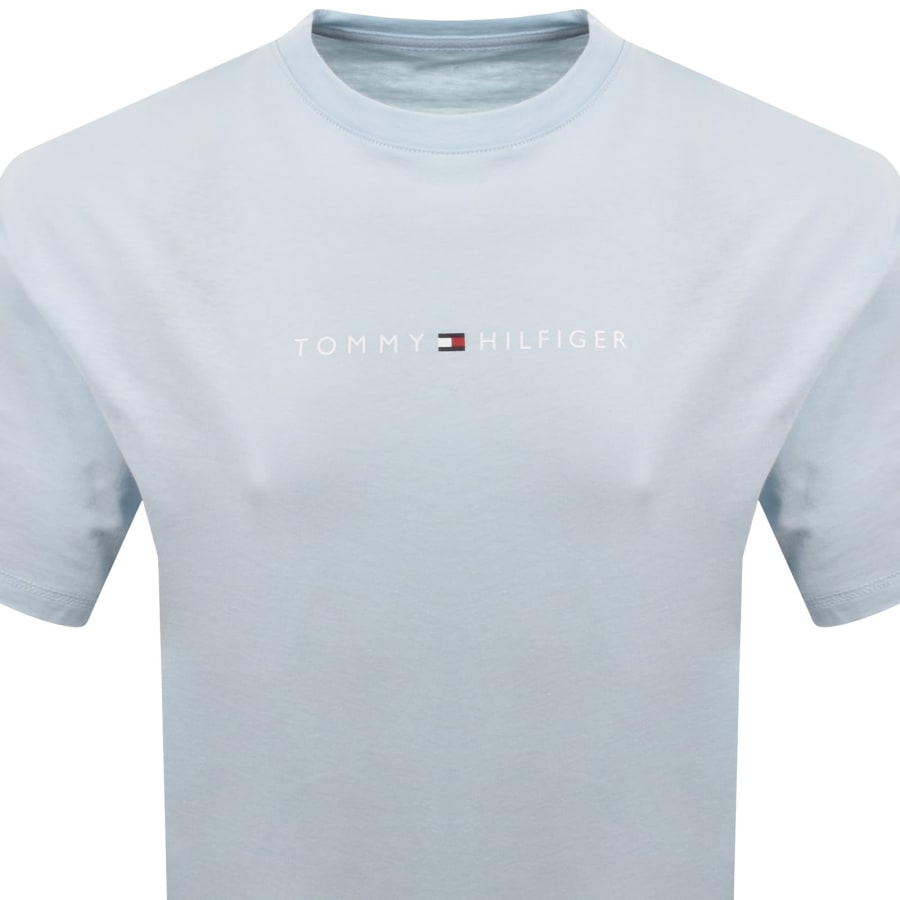 Image number 2 for Tommy Hilfiger Logo T Shirt Blue