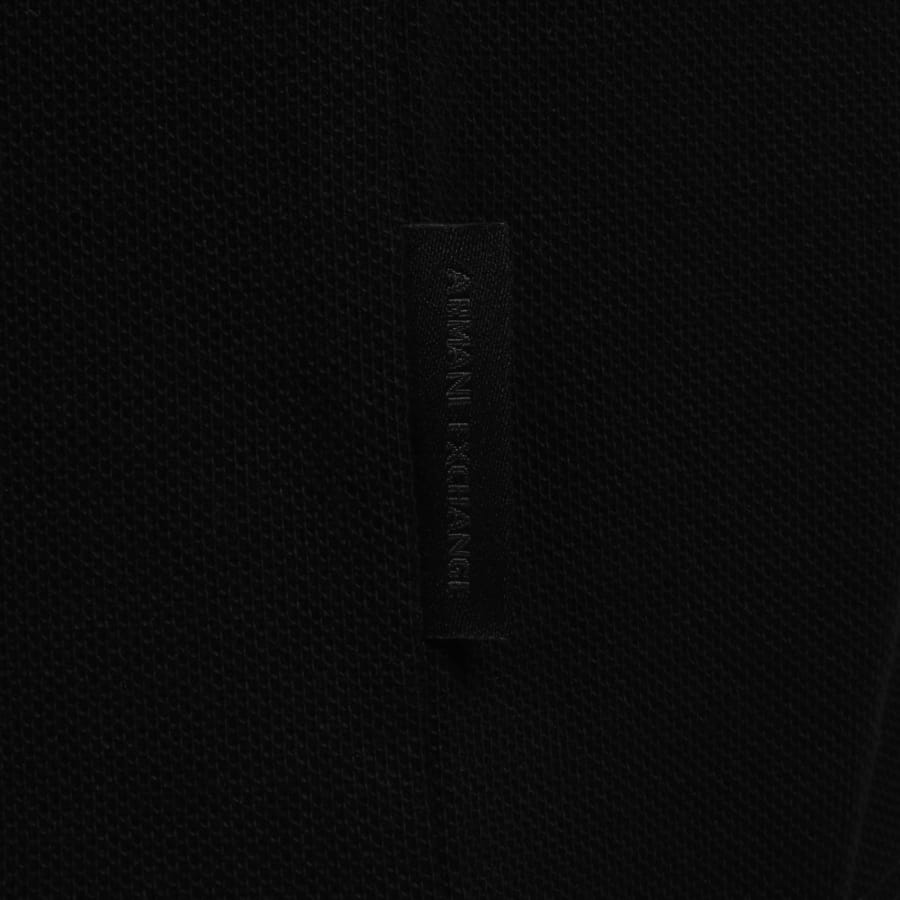 Image number 4 for Armani Exchange Polo T Shirt Black