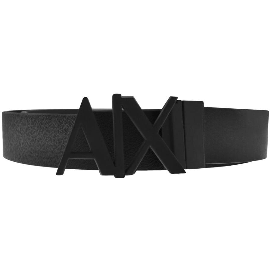 Image number 1 for Armani Exchange Reversible Belt Black