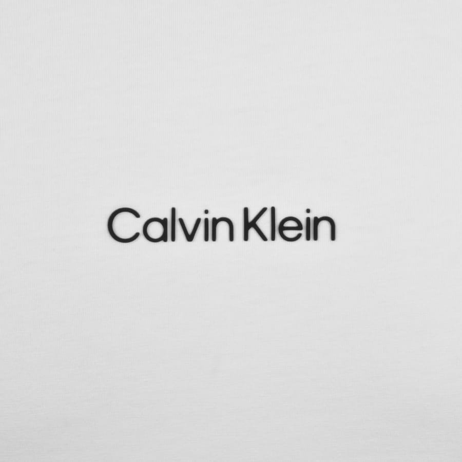 Image number 3 for Calvin Klein Logo T Shirt White