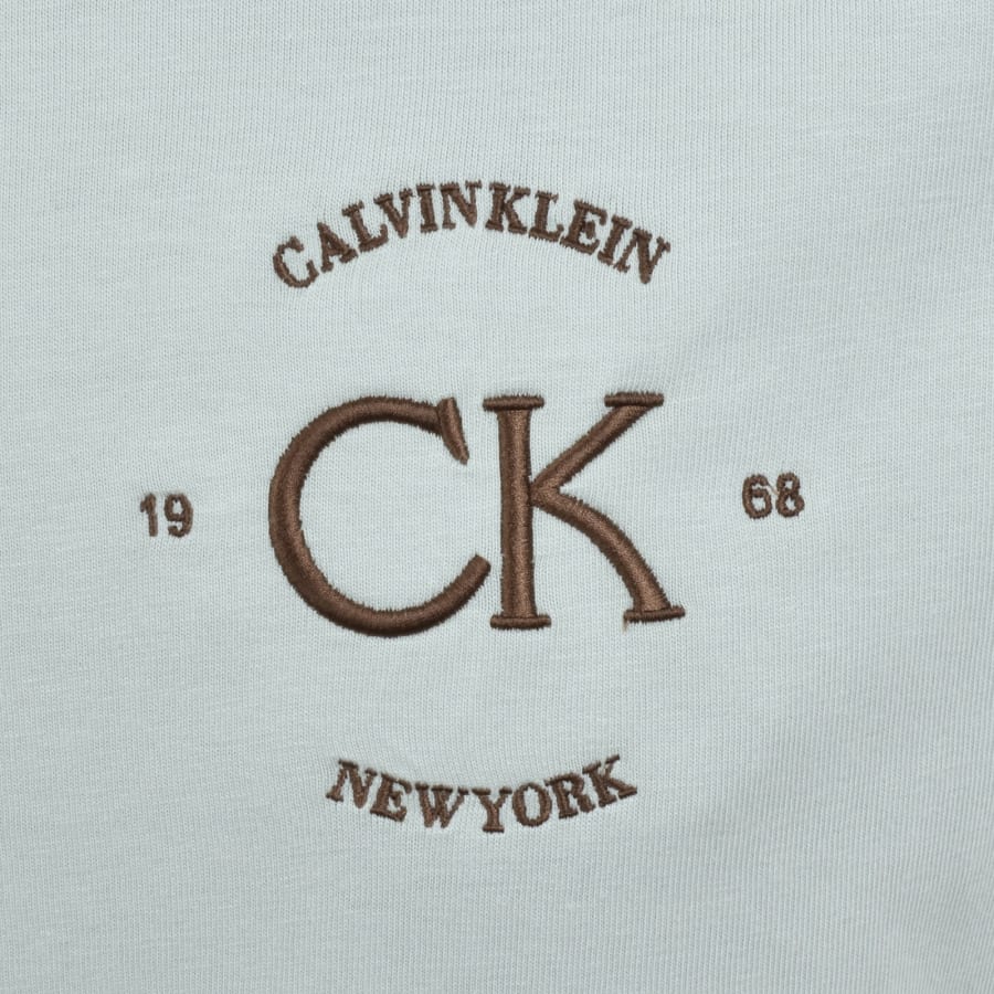 Image number 4 for Calvin Klein Jeans Graphic T Shirt Green