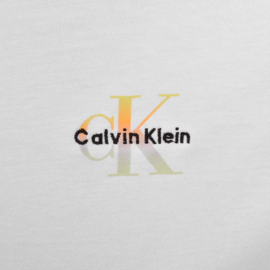 Image number 3 for Calvin Klein Logo T Shirt White