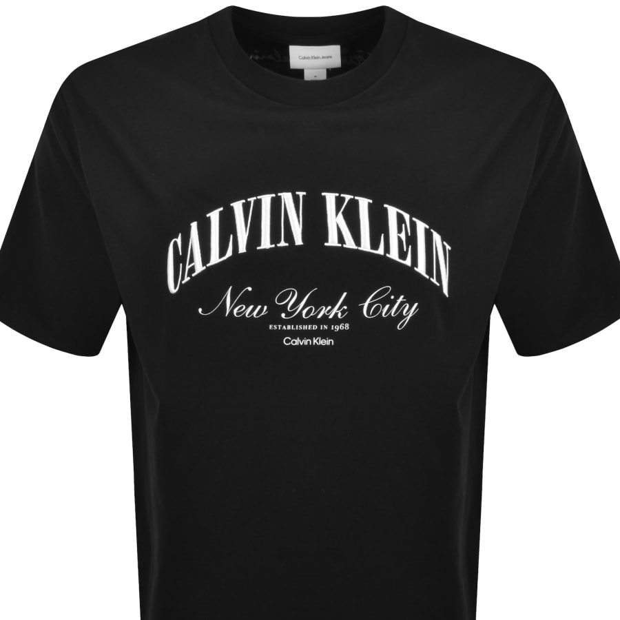 Image number 2 for Calvin Klein Logo T Shirt Black