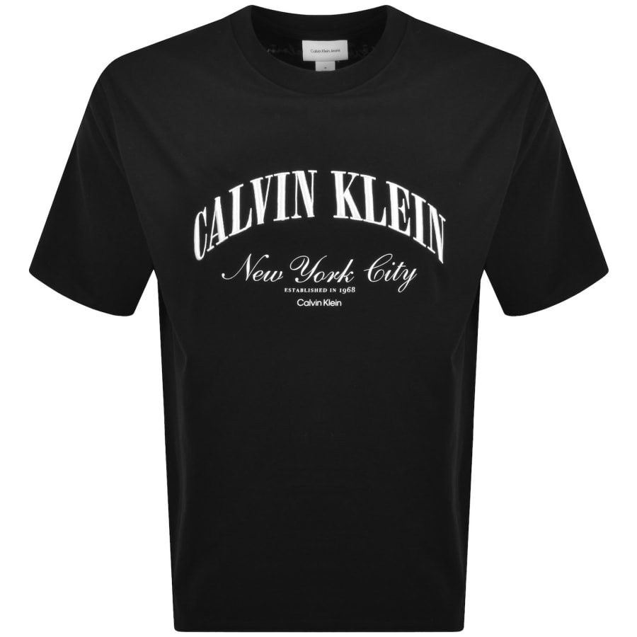 Image number 1 for Calvin Klein Logo T Shirt Black