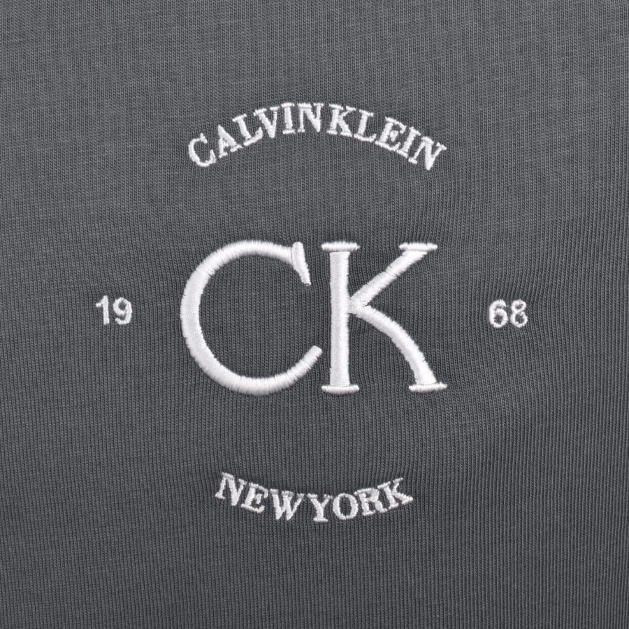 Image number 4 for Calvin Klein Jeans Graphic T Shirt Grey