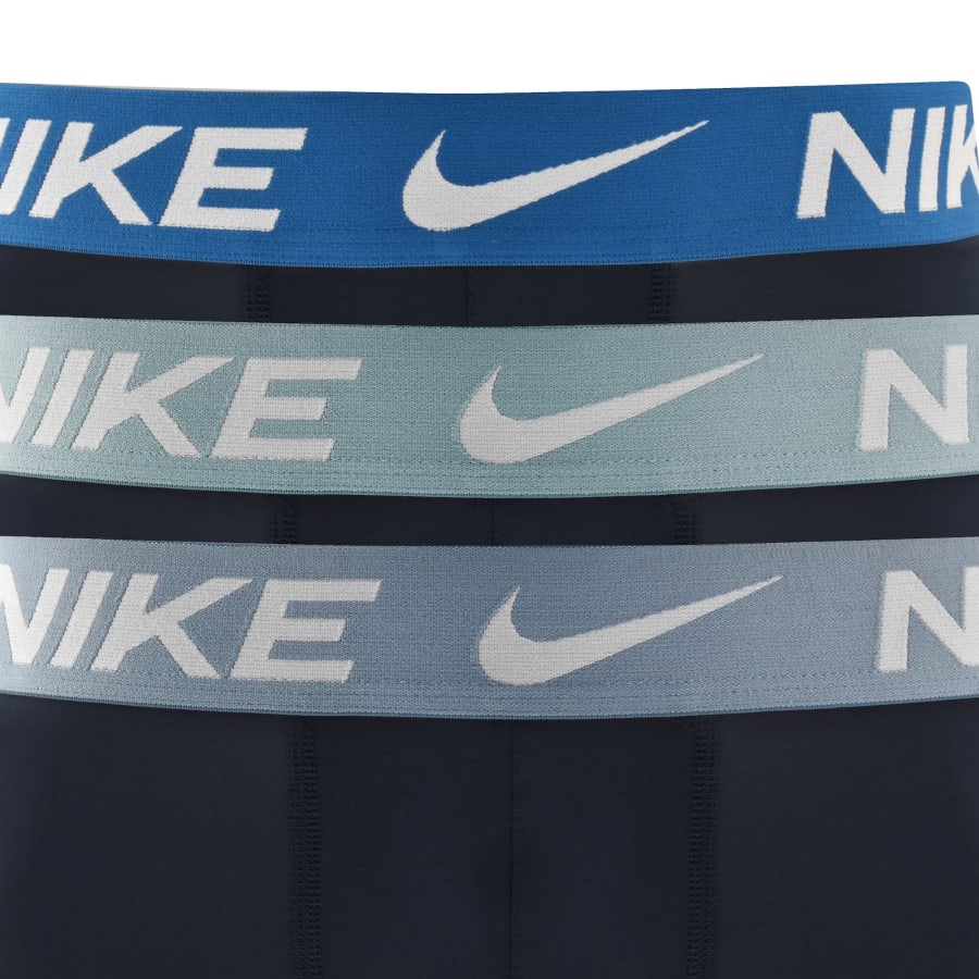 Image number 5 for Nike Essential Micro 3 Pack Boxer Briefs Navy