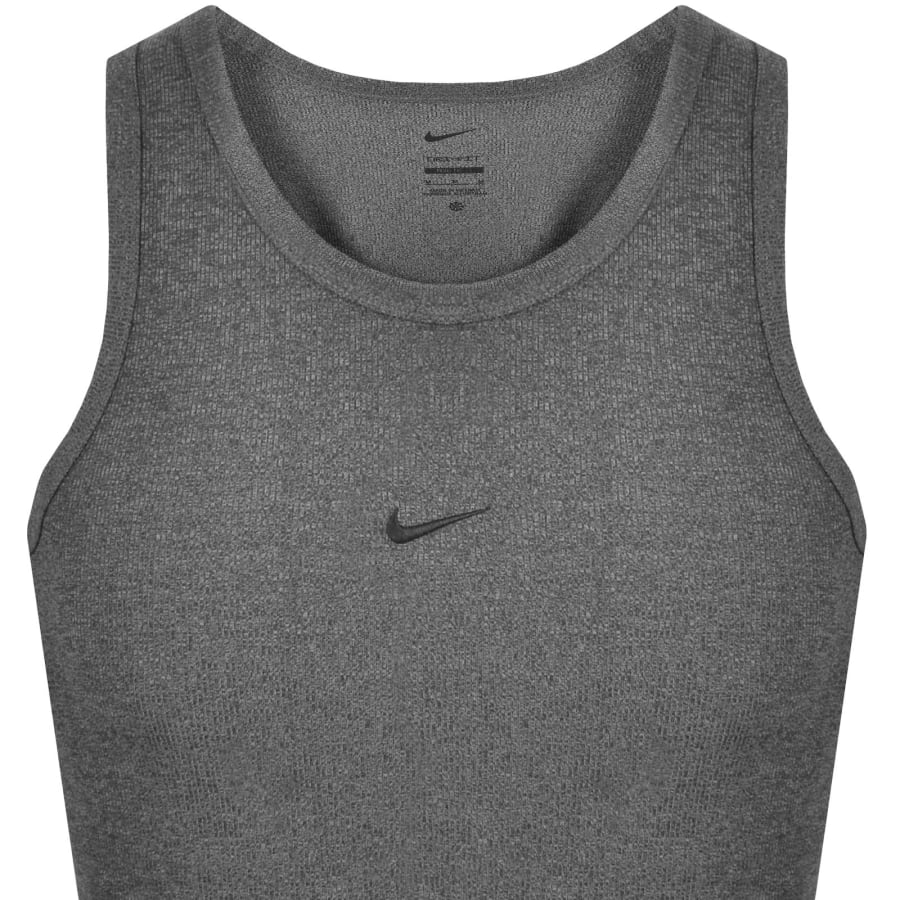 Image number 2 for Nike Training Tight Fit Vest Grey