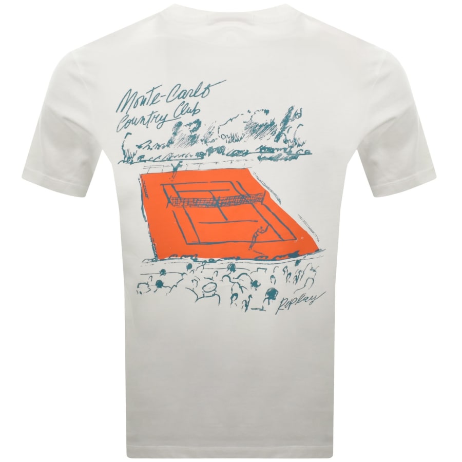 Image number 5 for Replay Graphic T Shirt Off White
