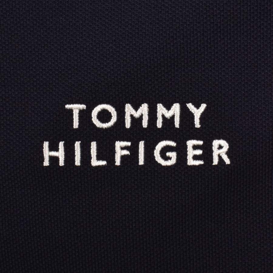 Image number 3 for Tommy Hilfiger Logo Polo T Shirt Navy