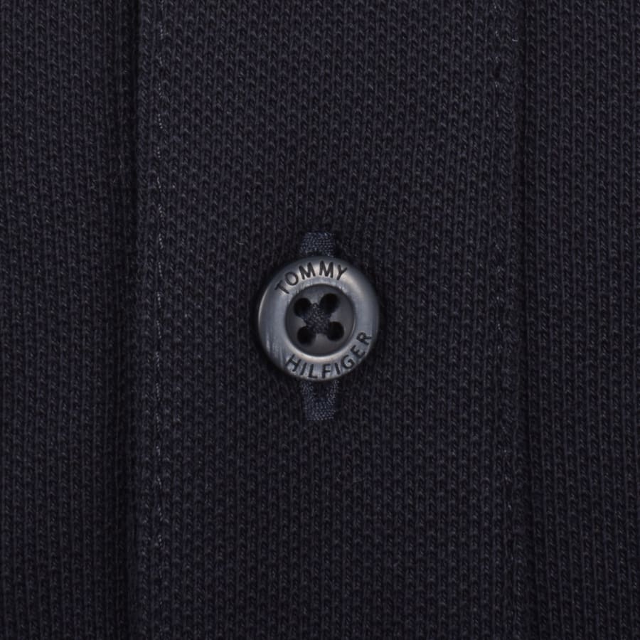 Image number 4 for Tommy Hilfiger Logo Polo T Shirt Navy
