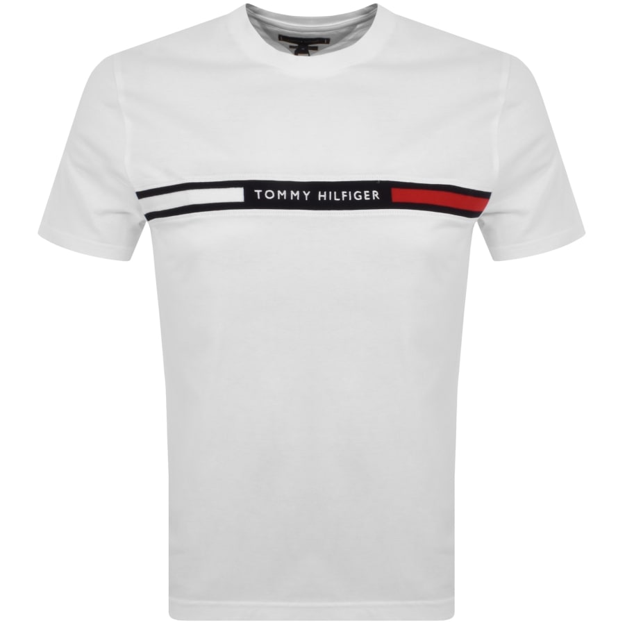Image number 1 for Tommy Hilfiger Logo T Shirt White