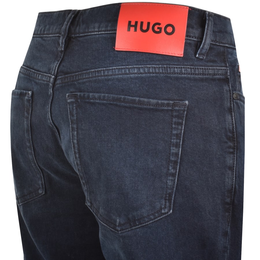 Image number 4 for HUGO 634 Tapered Fit Jeans Mid Wash Blue