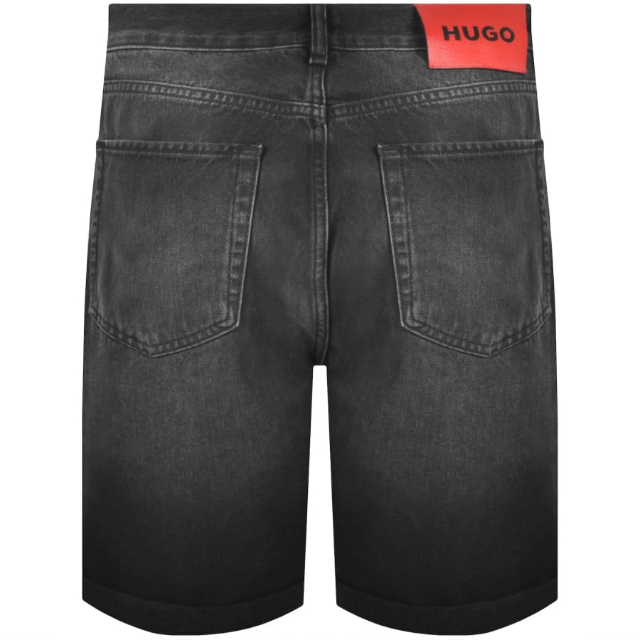 Image number 3 for HUGO 838  Denim Shorts Dark Grey