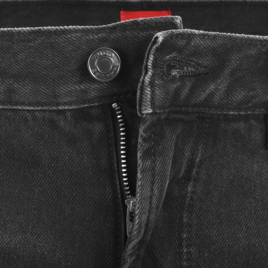 Image number 5 for HUGO 838  Denim Shorts Dark Grey