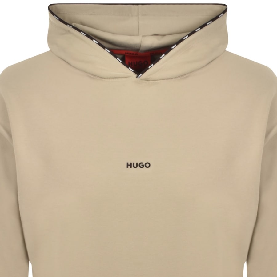 Image number 2 for HUGO Noah Hoodie Beige