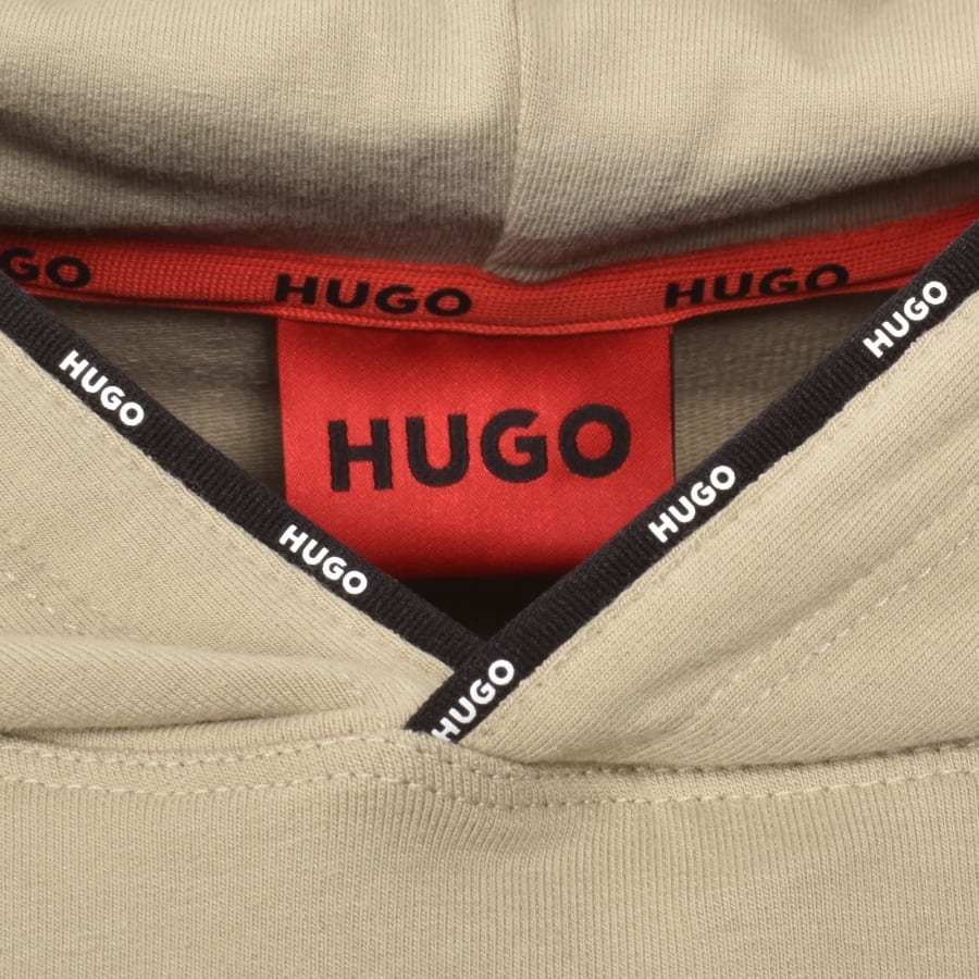 Image number 4 for HUGO Noah Hoodie Beige