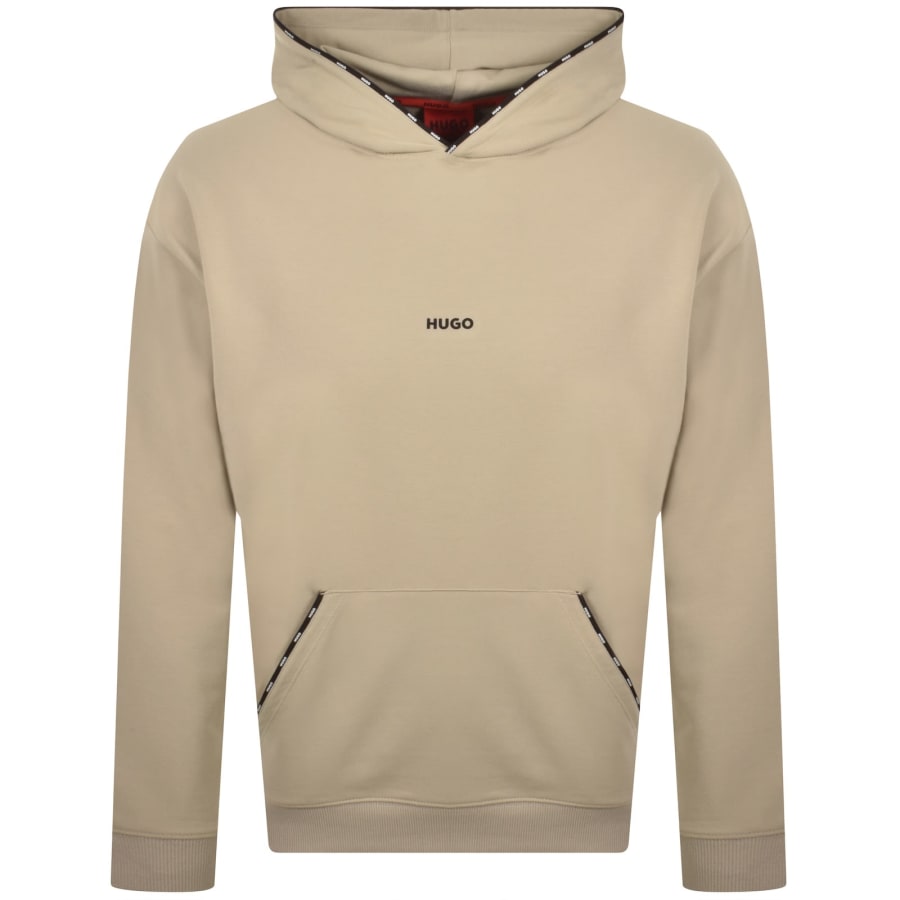 Image number 1 for HUGO Noah Hoodie Beige