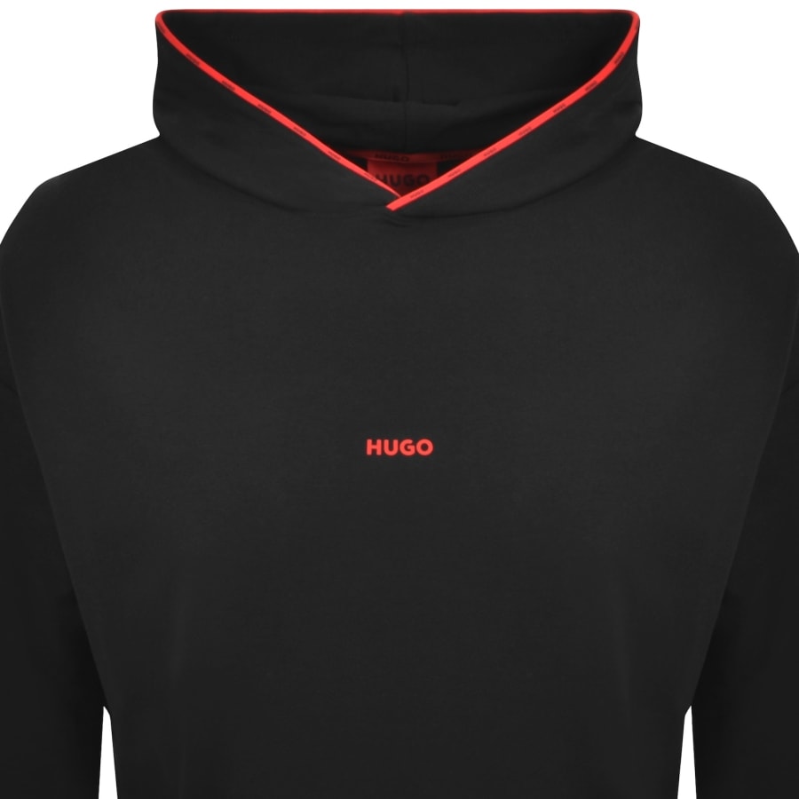 Image number 2 for HUGO Noah Hoodie Black