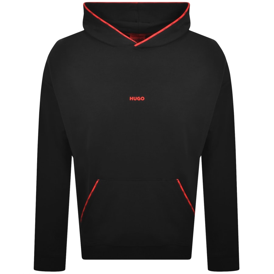 Image number 1 for HUGO Noah Hoodie Black