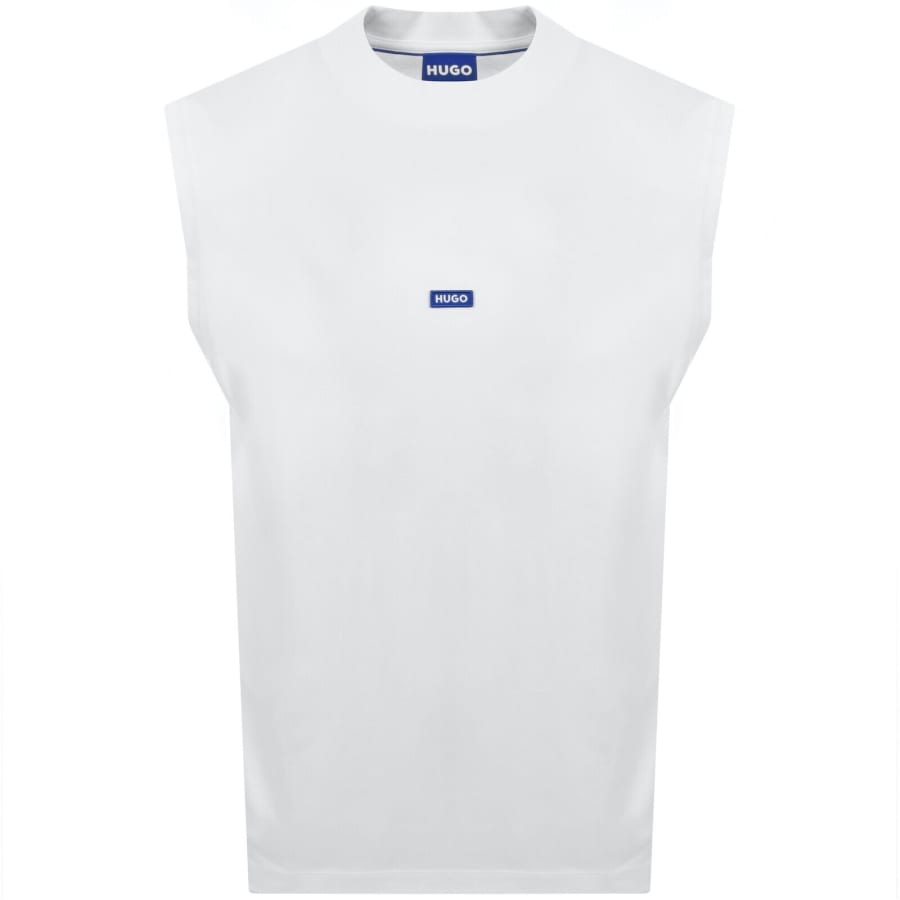 Image number 1 for HUGO Blue Navertz Vest White