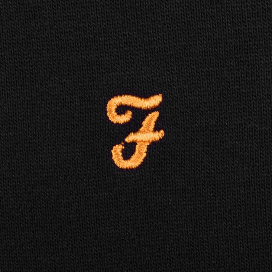 Image number 3 for Farah Arnold Quarter Zip Sweatshirt Black