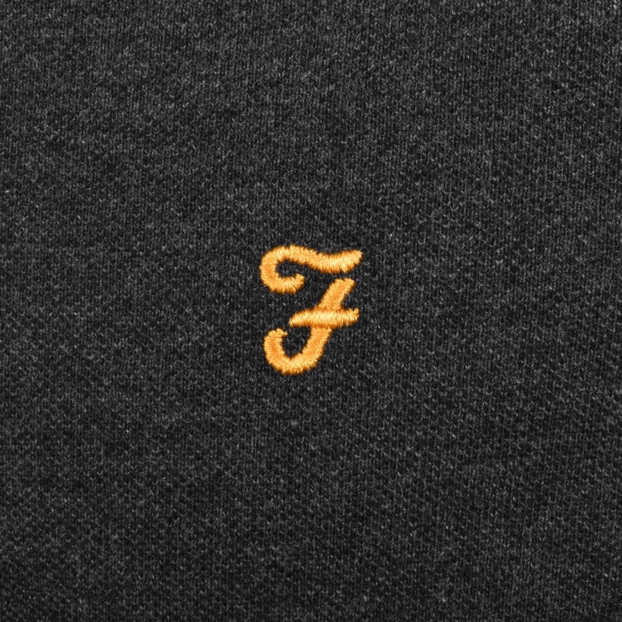 Image number 3 for Farah Cunningham Polo T Shirt Grey