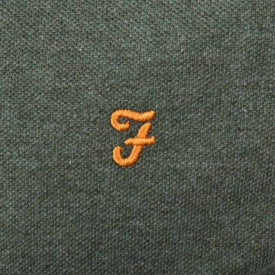 Image number 3 for Farah Cunningham Polo T Shirt Green