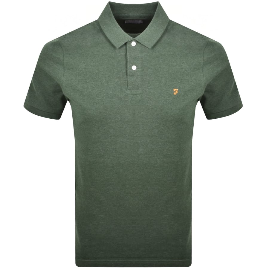 Image number 1 for Farah Cunningham Polo T Shirt Green