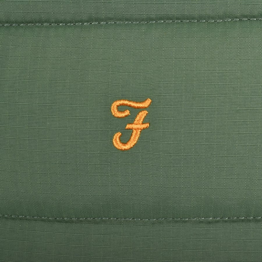 Image number 3 for Farah Kennedy Padded Gilet Green