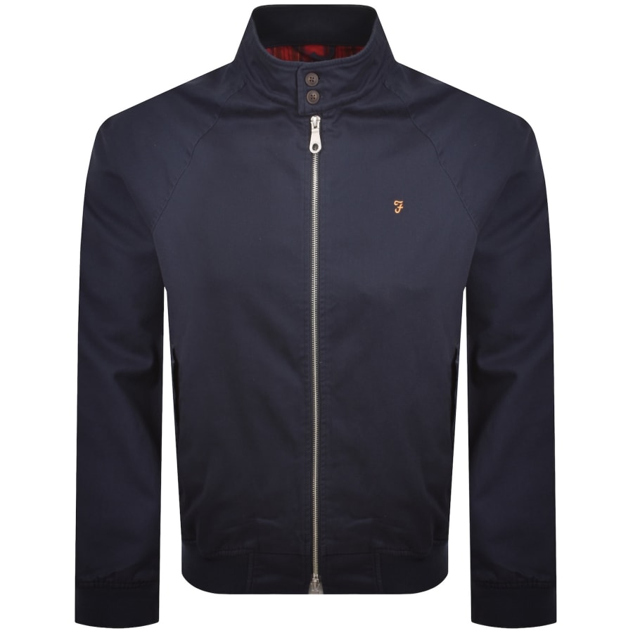 Image number 1 for Farah Walt Harrington Jacket Navy