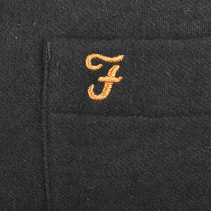 Image number 3 for Farah Marvin Overshirt Washed Black