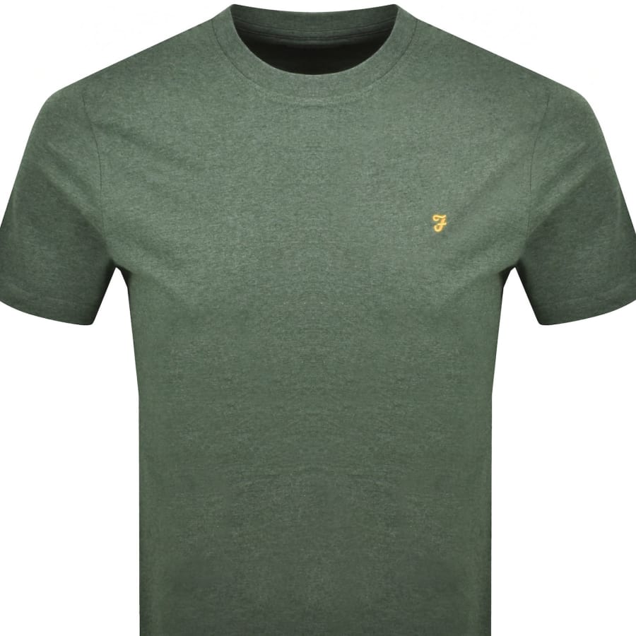 Image number 2 for Farah Danny Regular Fit T Shirt Green