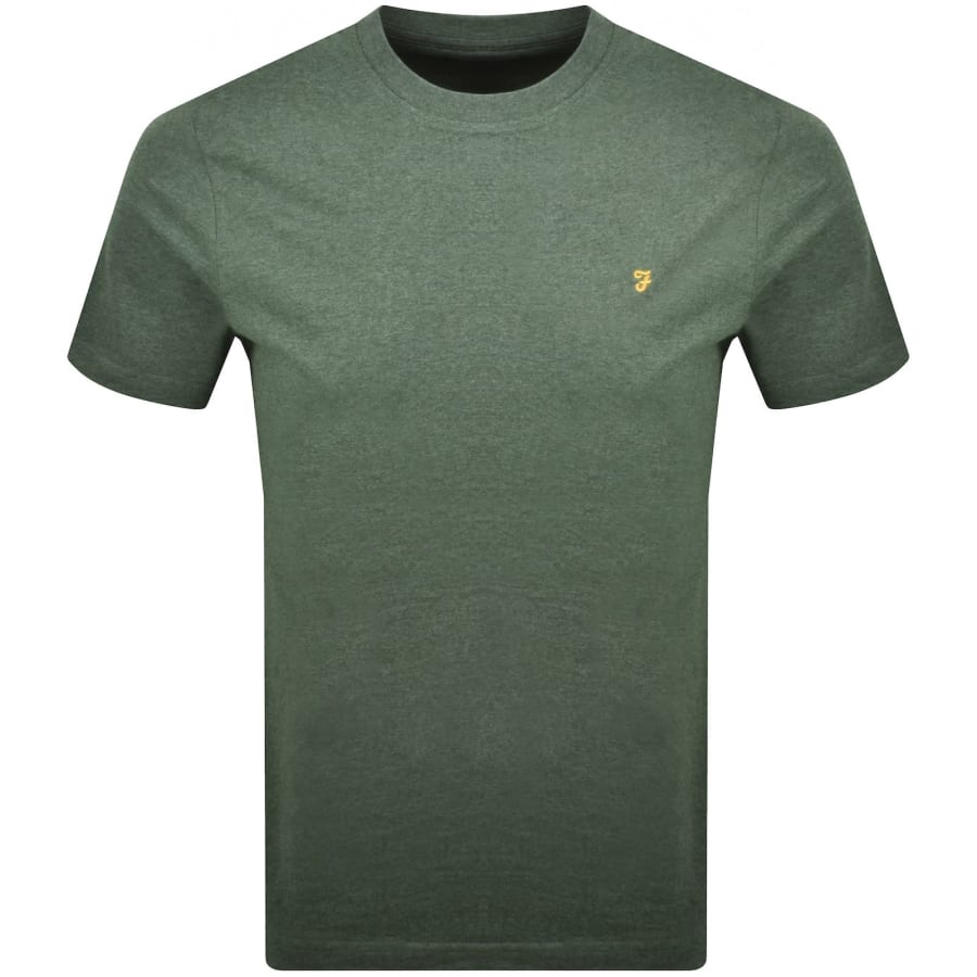 Image number 1 for Farah Danny Regular Fit T Shirt Green