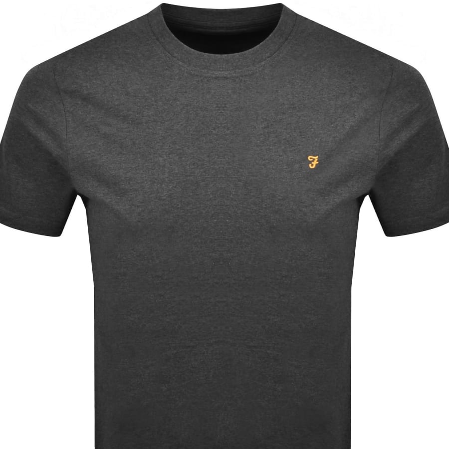 Image number 2 for Farah Danny Regular Fit T Shirt Grey