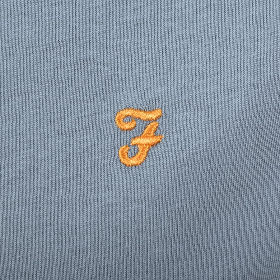 Image number 3 for Farah Danny Regular Fit T Shirt Blue