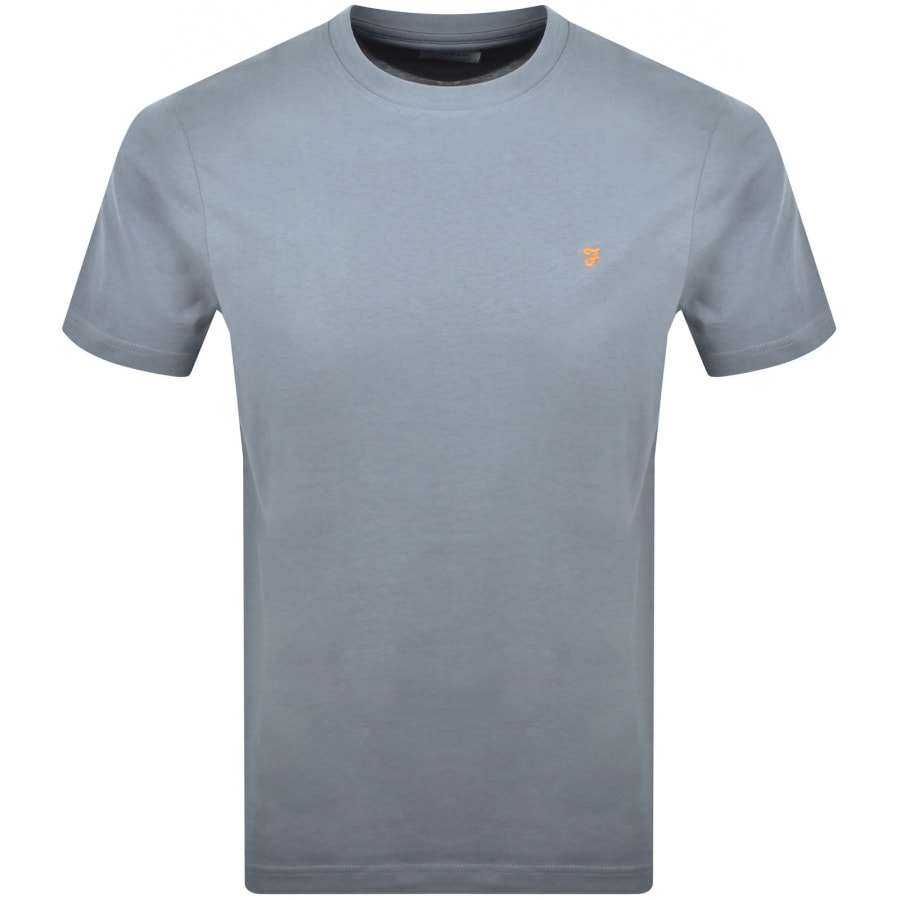 Image number 1 for Farah Danny Regular Fit T Shirt Blue