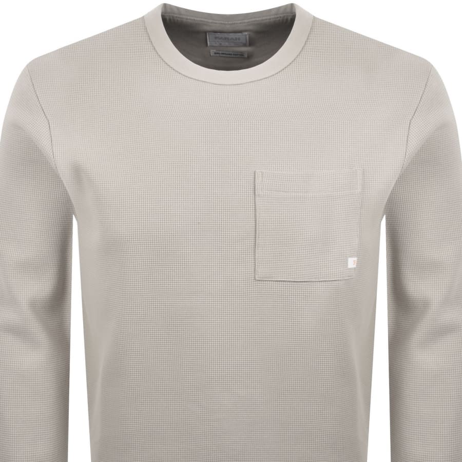 Image number 2 for Farah Littrow Pocket T Shirt Putty